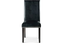 brinnon black side chair   