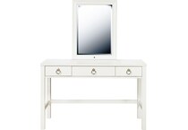brit white vanity mirror   