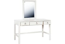 brit white vanity mirror   