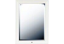 brit white vanity mirror   