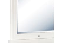 brit white vanity mirror   
