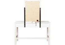 brit white vanity mirror   