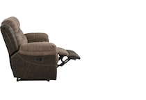 bronson java reclining sofa   