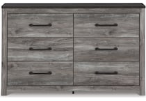 bronyan dark gray dresser   