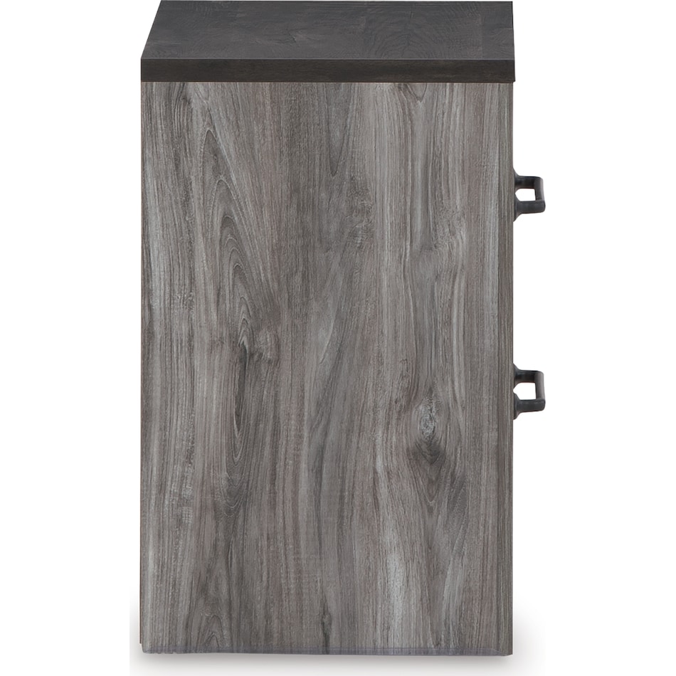 bronyan dark gray nightstand   