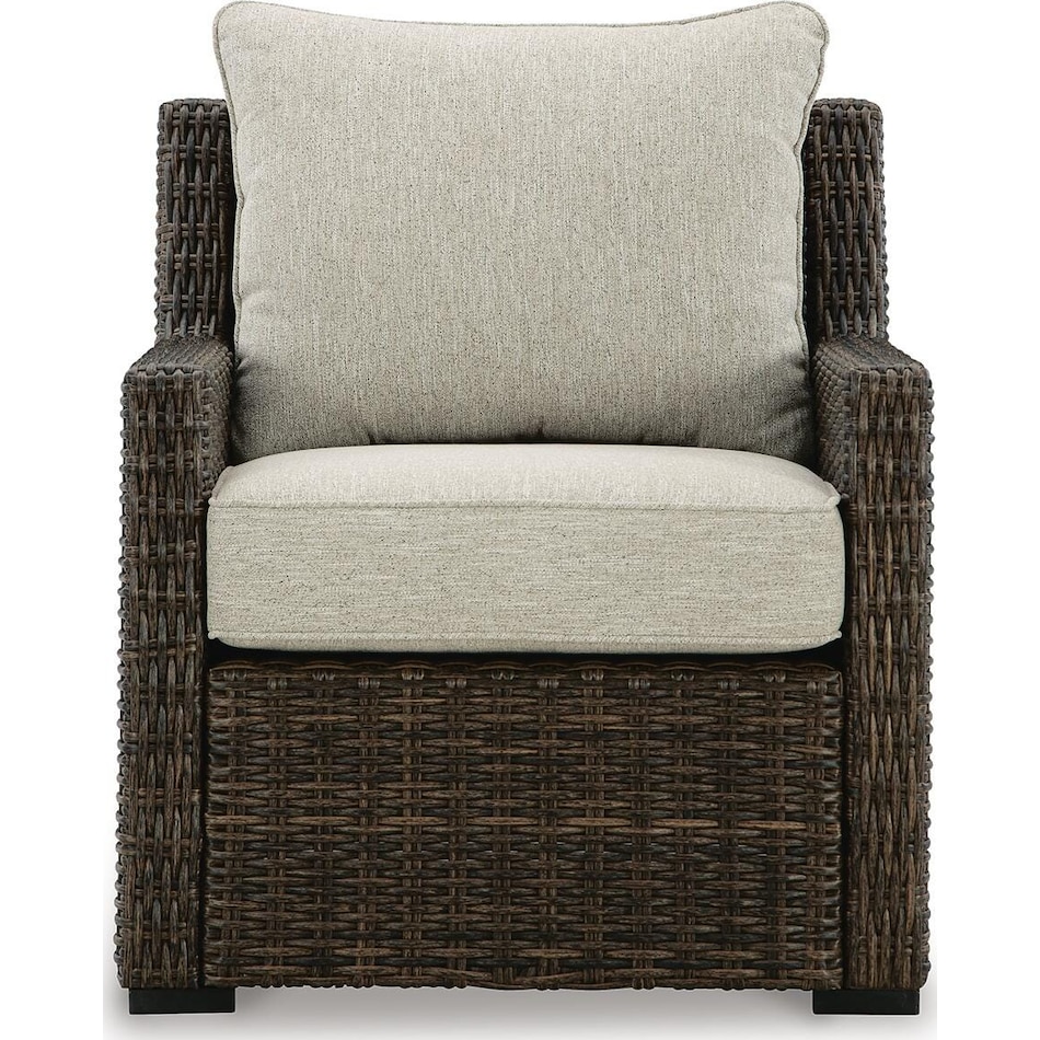 brook ranch brown chair   