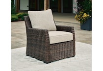 brook ranch brown chair   