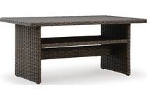 brook ranch brown table   