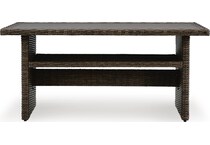 brook ranch brown table   
