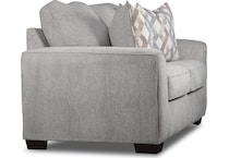 brooke gray loveseat   