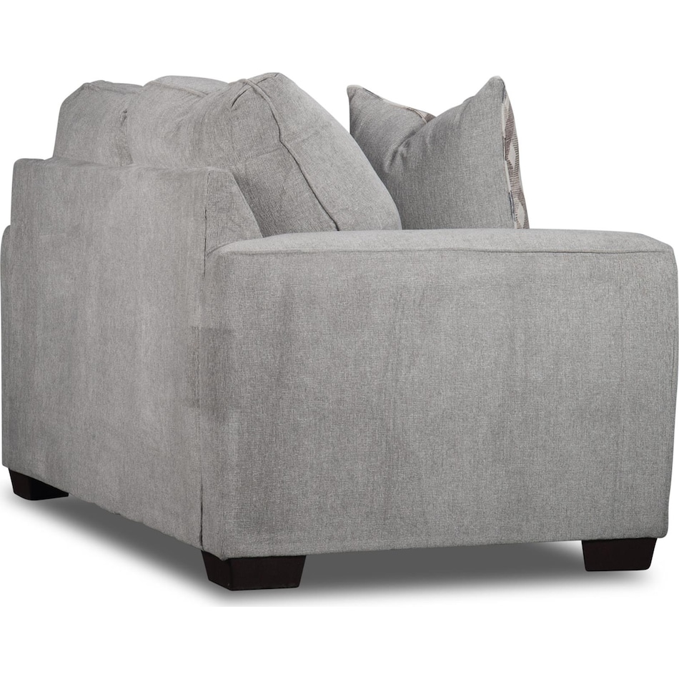 brooke gray loveseat   