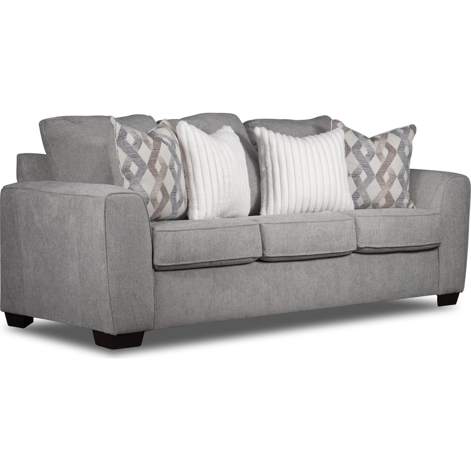 brooke gray sofa   