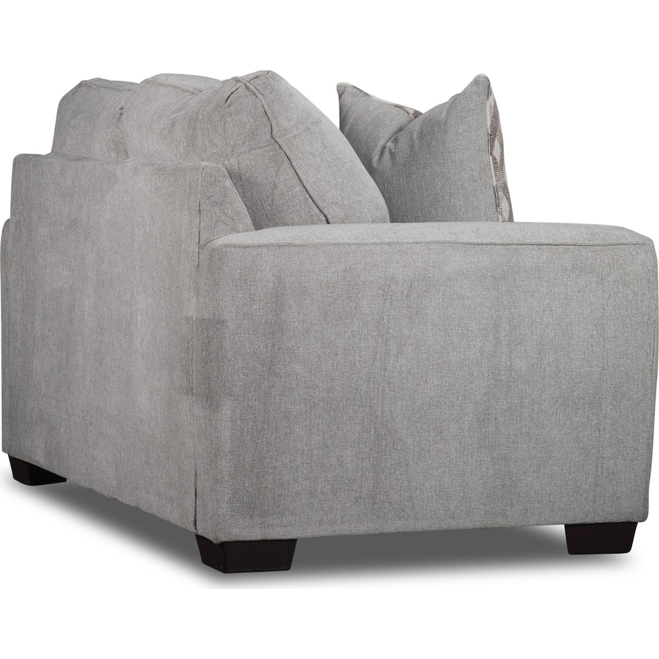 brooke grey loveseat   