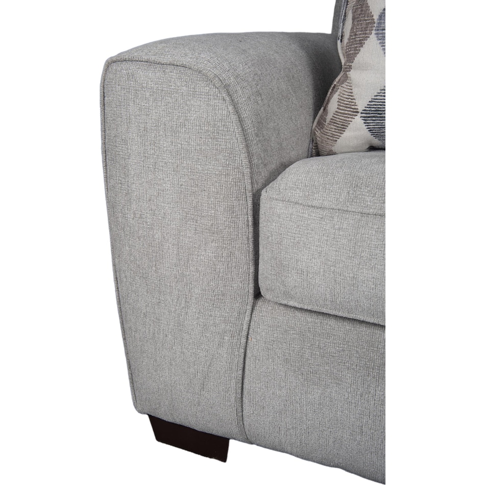 brooke grey loveseat   