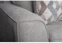brooke grey loveseat   