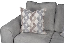 brooke grey loveseat   