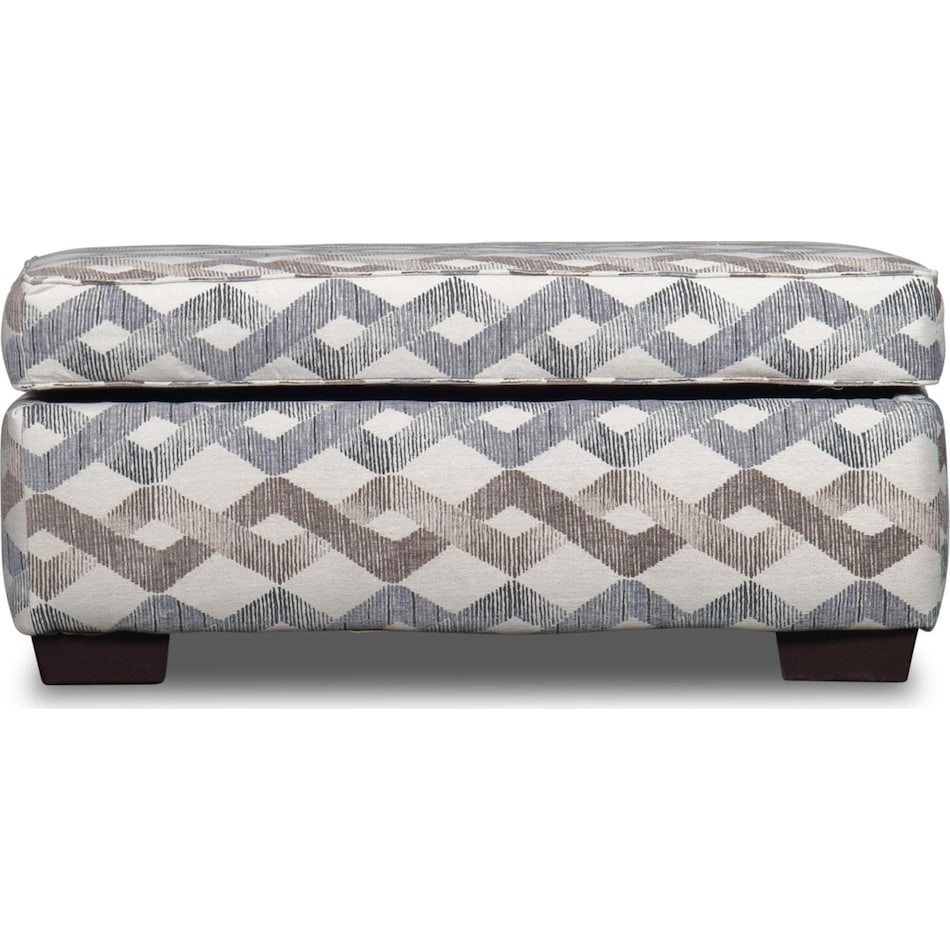 brooke multicolor ottoman   