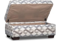brooke multicolor ottoman   