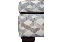 brooke multicolor ottoman   