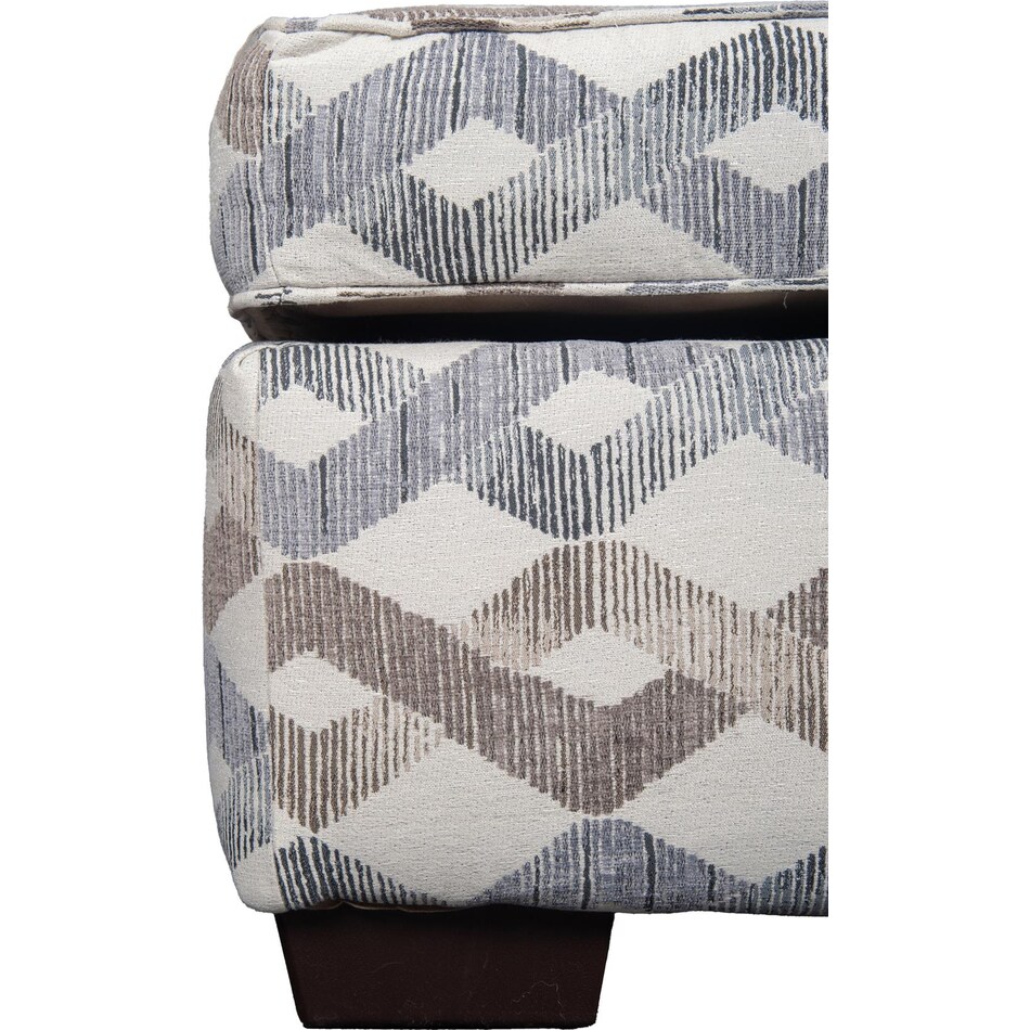 brooke multicolor ottoman   