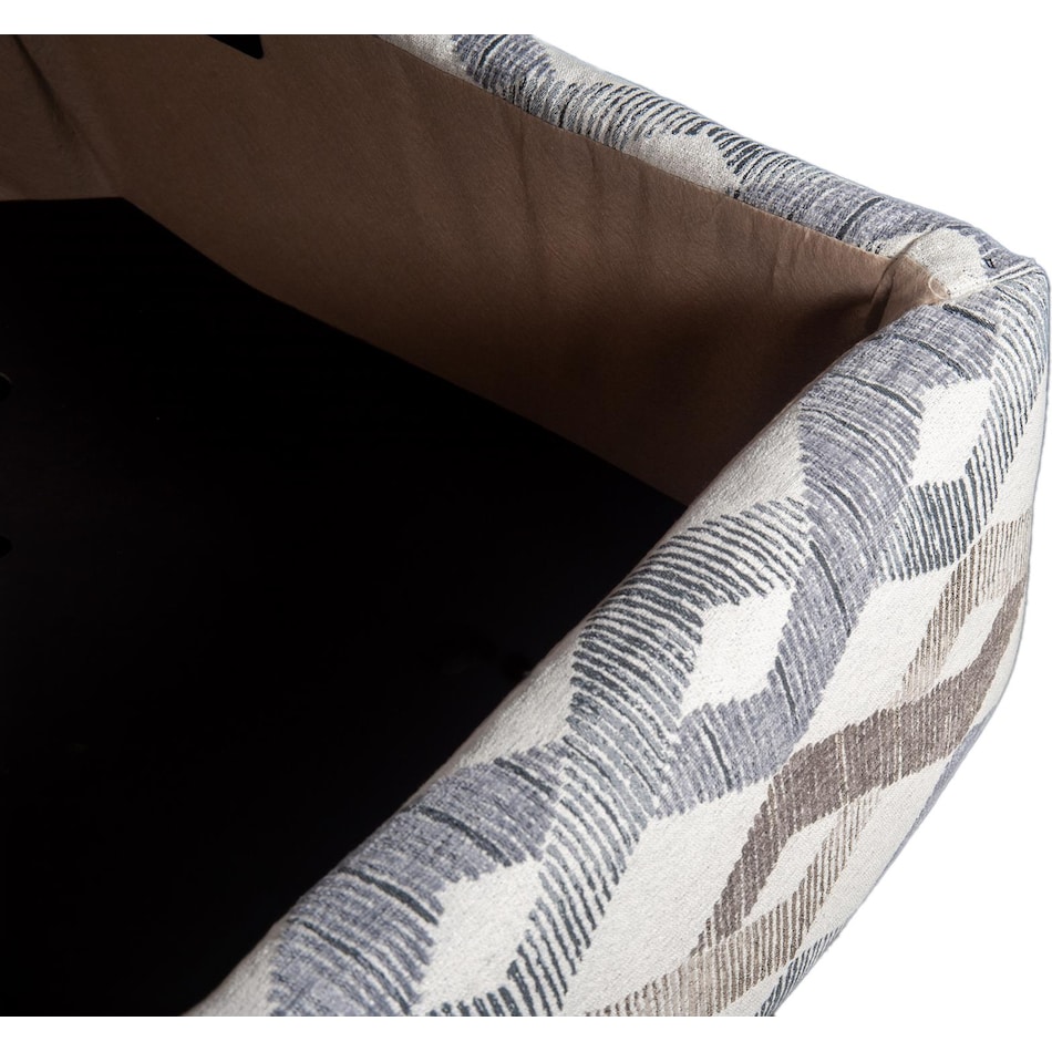 brooke multicolor ottoman   