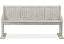 brooklyn alabaster bench   