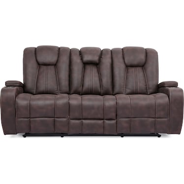 BROOKLYNN RECLINING SOFA WITH DROP DOWN TABLE