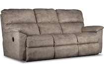 brooks soft mushroom reclining sofa   
