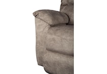 brooks soft mushroom reclining sofa   