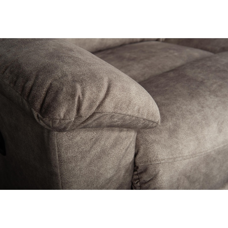 brooks soft mushroom reclining sofa   