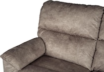 brooks soft mushroom reclining sofa   