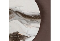 brown brass finish swatch  