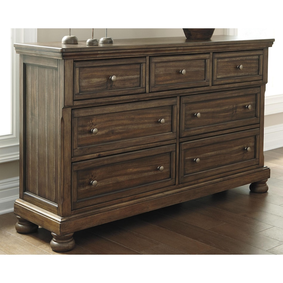 brown dresser   