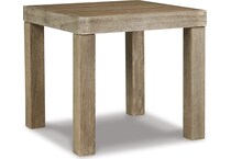 brown end table   