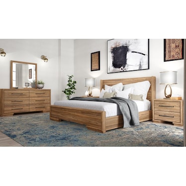 ODARA PANEL BED