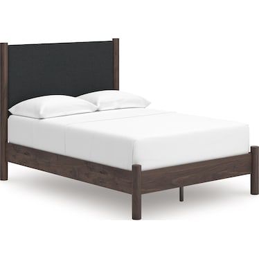 CADMORI UPHOLSTERED PANEL PLATFORM BED