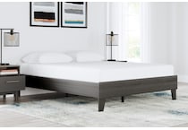 brymont dark gray queen rails   