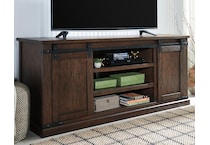 budmore  rustic brown ent center  ent unit base   
