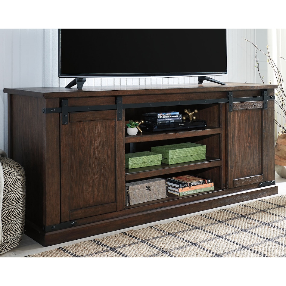 budmore  rustic brown ent center  ent unit base   