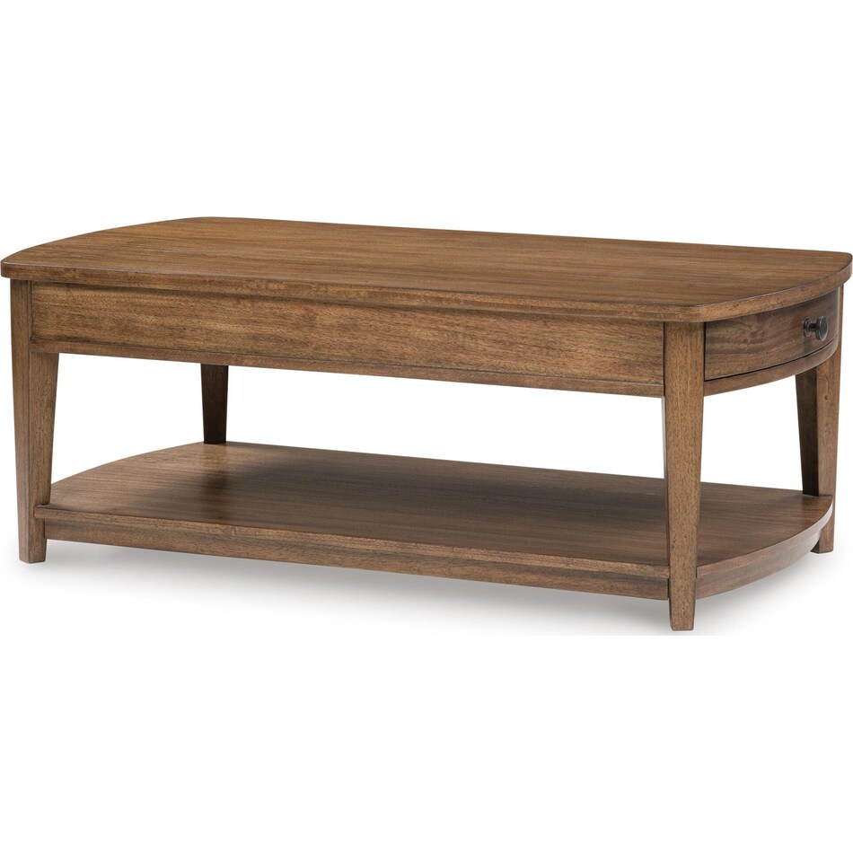 burkbyer brown cocktail table   