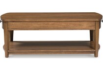 burkbyer brown cocktail table   