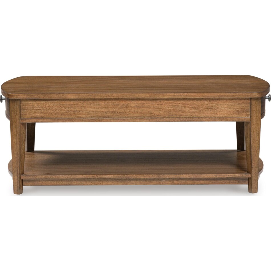 burkbyer brown cocktail table   