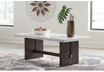burkhaus white cocktail table   