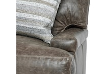 burnham brown leather chair   