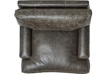 burnham brown leather chair   