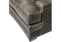 burnham brown leather sofa   