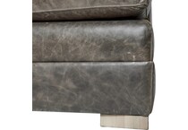 burnham brown leather sofa   