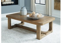cabalynn light brown cocktail table   