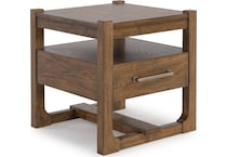 cabalynn light brown end table   