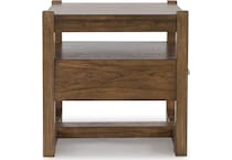 cabalynn light brown end table   